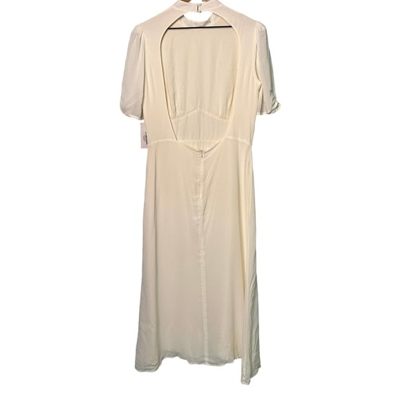 Reformation Dusk Dress in Ivory - Picture 3 of 11